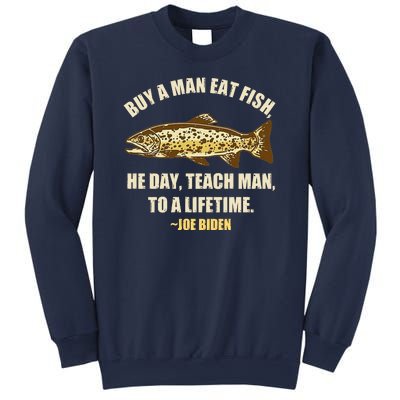 Buy A Man Eat Fish Joe Biden Sweatshirt