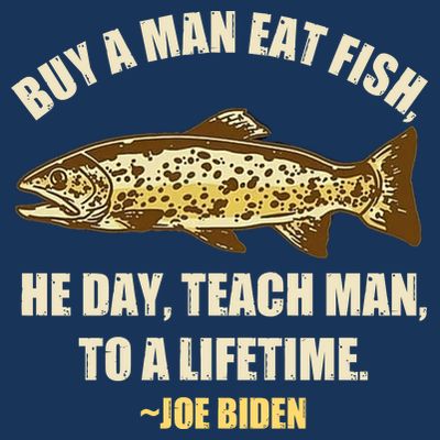 Buy A Man Eat Fish Joe Biden T-Shirt