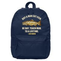 Buy A Man Eat Fish Joe Biden 16 in Basic Backpack