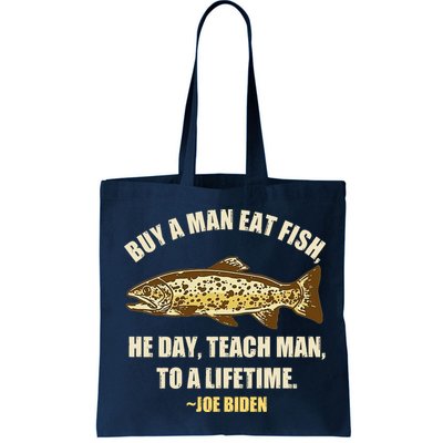 Buy A Man Eat Fish Joe Biden Bag
