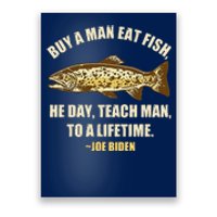 Buy A Man Eat Fish Joe Biden Poster