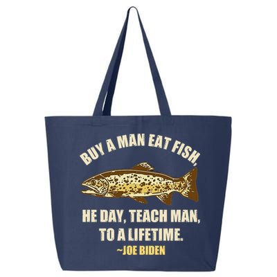 Buy A Man Eat Fish Joe Biden 25L Jumbo Tote