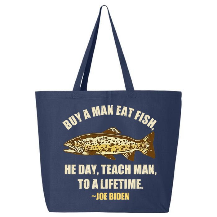 Buy A Man Eat Fish Joe Biden 25L Jumbo Tote