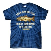 Buy A Man Eat Fish Joe Biden Tie-Dye T-Shirt