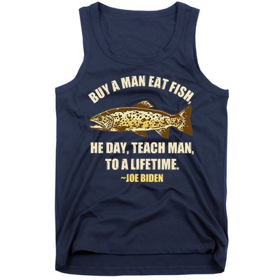 Buy A Man Eat Fish Joe Biden Tank Top