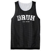 Bruh Aka Mom Funny Matching Family Mesh Reversible Basketball Jersey Tank