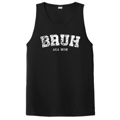 Bruh Aka Mom Funny Matching Family PosiCharge Competitor Tank