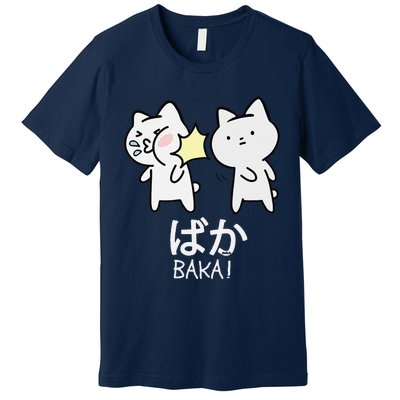 Baka Anime Manga Lover Otaku Gift Cat Slap Japanese Premium T-Shirt