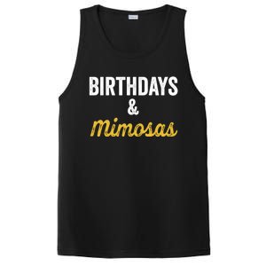 Birthdays And Mimosas Mimosa Lover Day Er Happy Birthday Gift PosiCharge Competitor Tank