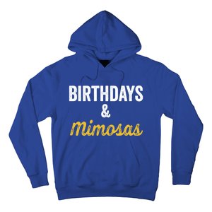 Birthdays And Mimosas Mimosa Lover Day Er Happy Birthday Gift Hoodie