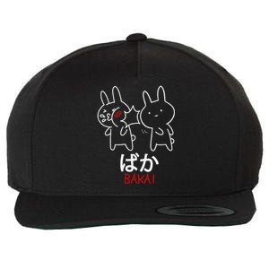 Baka Anime Manga Lover Otaku Gift Rabbit Slap Japanese Wool Snapback Cap