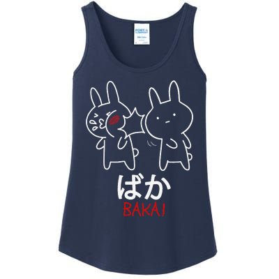 Baka Anime Manga Lover Otaku Gift Rabbit Slap Japanese Ladies Essential Tank