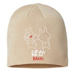 Baka Anime Manga Lover Otaku Gift Rabbit Slap Japanese Sustainable Beanie