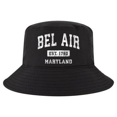 Bel Air Maryland Md Vintage Athletic Sports Cool Comfort Performance Bucket Hat