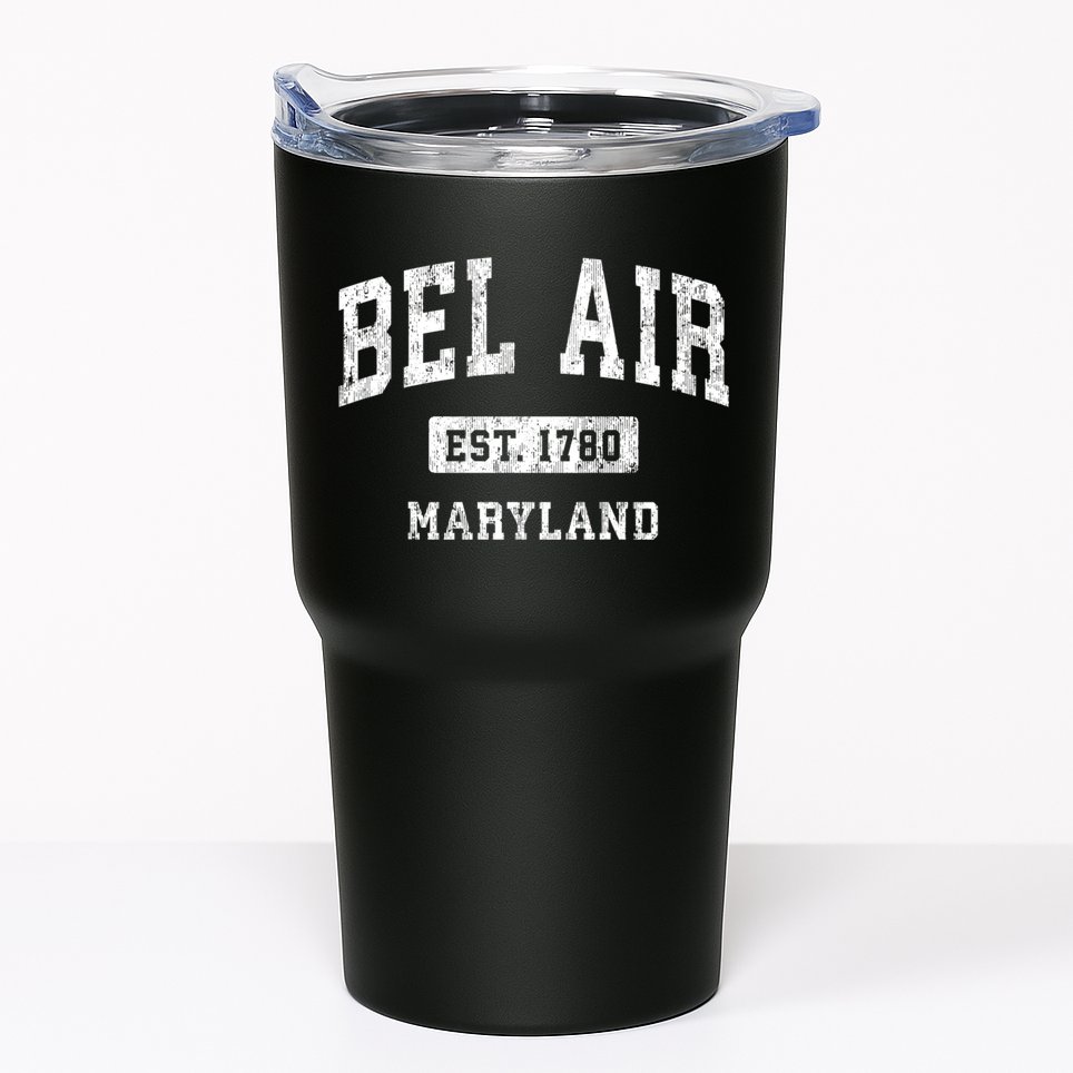 Bel Air Maryland Md Vintage Athletic Sports Tumbler
