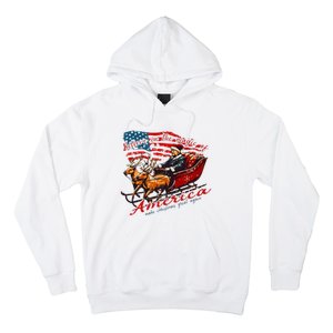 Believe America Make Christmas Great Again Xmas Trump Santa Hoodie