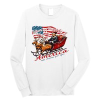 Believe America Make Christmas Great Again Xmas Trump Santa Long Sleeve Shirt