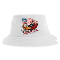 Believe America Make Christmas Great Again Xmas Trump Santa Sustainable Bucket Hat