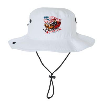 Believe America Make Christmas Great Again Xmas Trump Santa Legacy Cool Fit Booney Bucket Hat