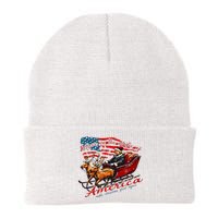 Believe America Make Christmas Great Again Xmas Trump Santa Knit Cap Winter Beanie