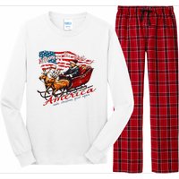 Believe America Make Christmas Great Again Xmas Trump Santa Long Sleeve Pajama Set