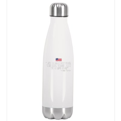 Buy A Man Eat Fish The Day Teach Man Joe Biden Quote Stainless Steel Insulated Water Bottle