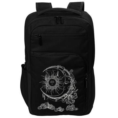 Bohemian Aesthetic Moon Sun Astrology Science Astronomy Impact Tech Backpack