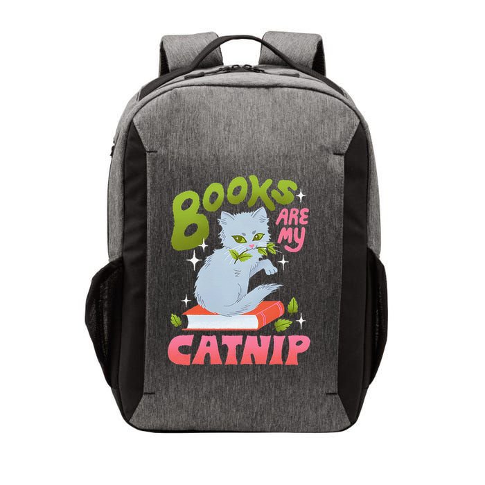 Books Are My Catnip Vector Backpack