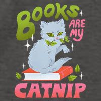 Books Are My Catnip Vector Backpack