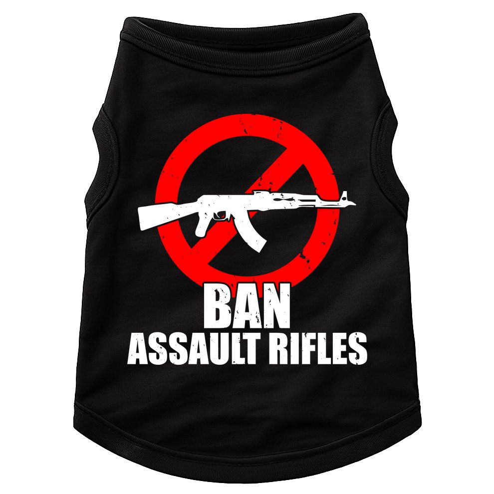 Ban Assault Rifles Gun Control Doggie Tank