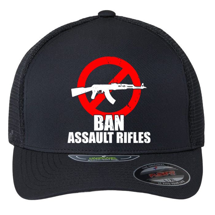 Ban Assault Rifles Gun Control Flexfit Unipanel Trucker Cap