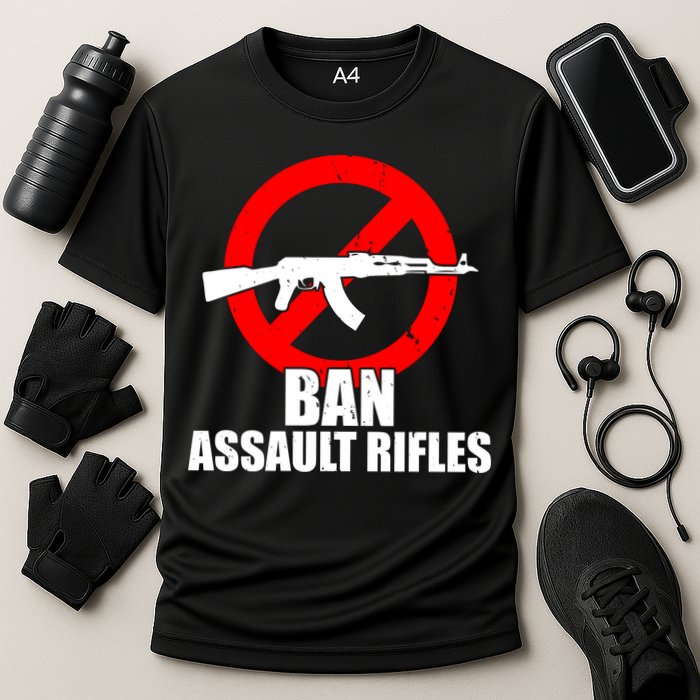 Ban Assault Rifles Gun Control Cooling Performance Crew T-Shirt