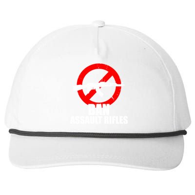 Ban Assault Rifles Gun Control Snapback Five-Panel Rope Hat