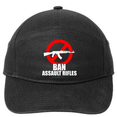 Ban Assault Rifles Gun Control 7-Panel Snapback Hat