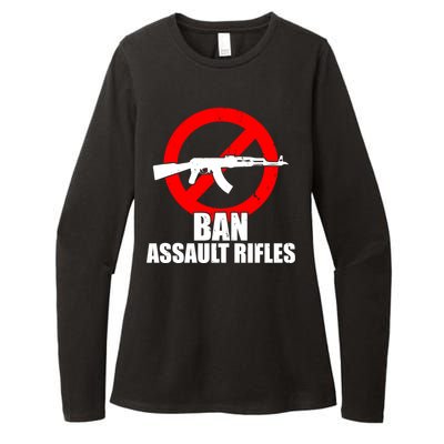 Ban Assault Rifles Gun Control Womens CVC Long Sleeve Shirt