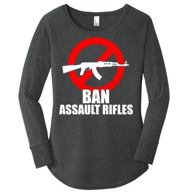 Ban Assault Rifles Gun Control Women's Perfect Tri Tunic Long Sleeve Shirt