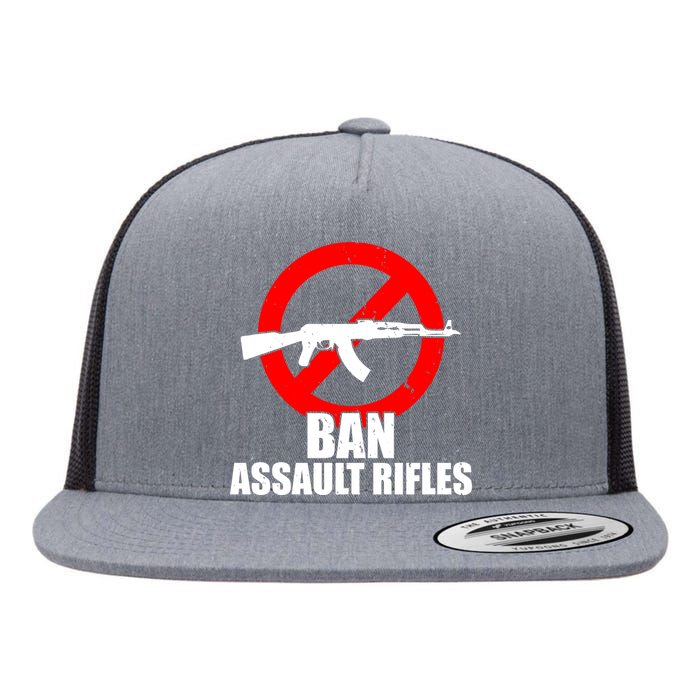 Ban Assault Rifles Gun Control Flat Bill Trucker Hat