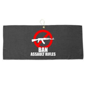 Ban Assault Rifles Gun Control Large Microfiber Waffle Golf Towel