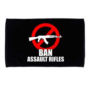 Ban Assault Rifles Gun Control Microfiber Hand Towel