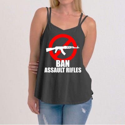 Ban Assault Rifles Gun Control Women's Strappy Tank