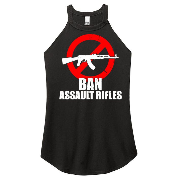 Ban Assault Rifles Gun Control Women's Perfect Tri Rocker Tank