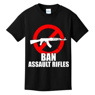 Ban Assault Rifles Gun Control Kids T-Shirt