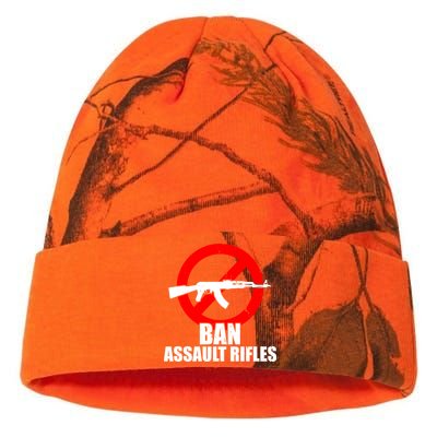 Ban Assault Rifles Gun Control Kati Licensed 12" Camo Beanie