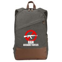 Ban Assault Rifles Gun Control Cotton Canvas Backpack