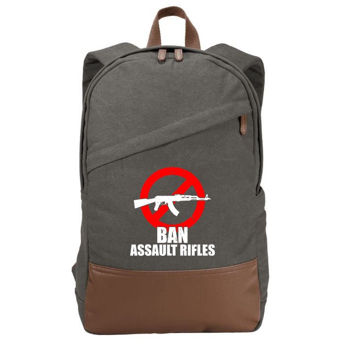 Ban Assault Rifles Gun Control Cotton Canvas Backpack