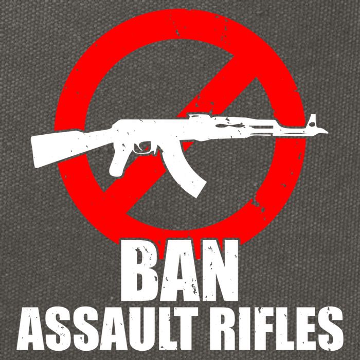 Ban Assault Rifles Gun Control Cotton Canvas Backpack