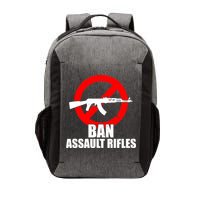 Ban Assault Rifles Gun Control Vector Backpack