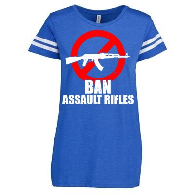 Ban Assault Rifles Gun Control Enza Ladies Jersey Football T-Shirt