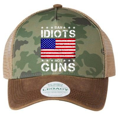 Ban Idiots Not Guns Legacy Tie Dye Trucker Hat