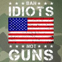 Ban Idiots Not Guns Legacy Tie Dye Trucker Hat